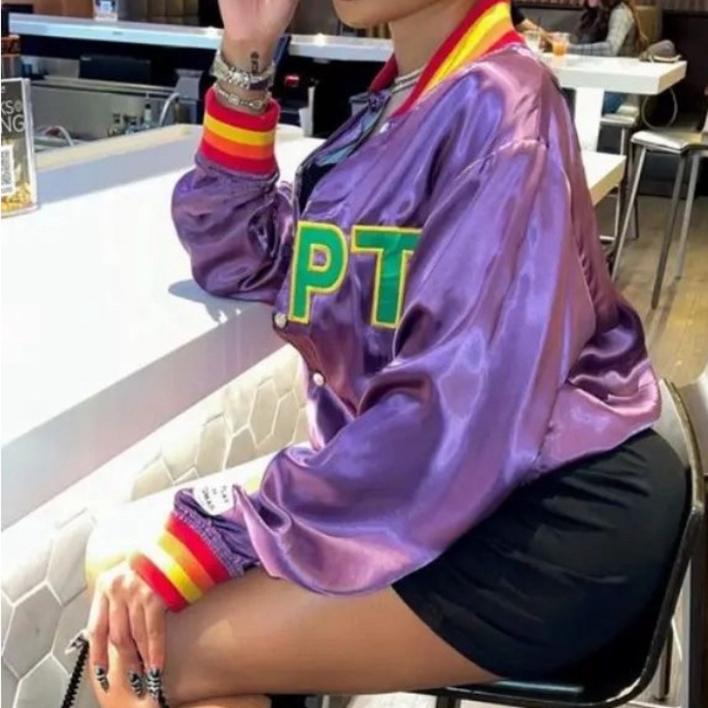Purple DEPT jacket worn once comfortable fit.